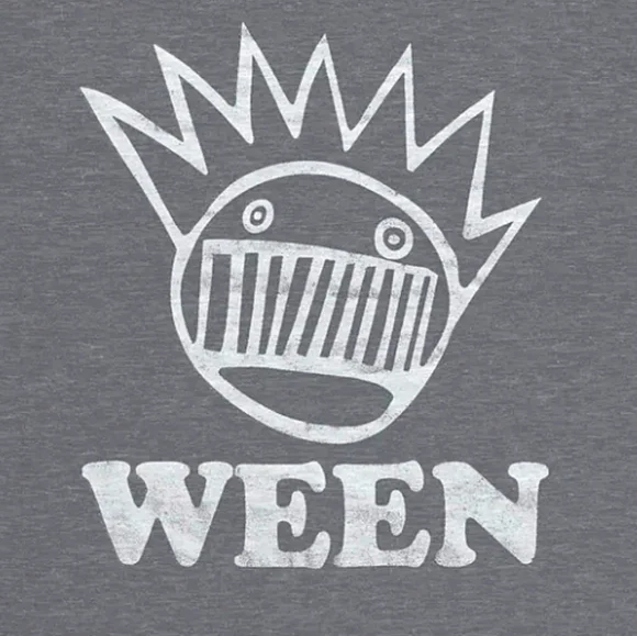 Ween Boognish Logo Heather Gray Shirt - Picture 3 of 3